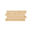 Cabecero de madera flandes III natural 