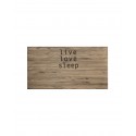 Cabecero roble oscuro live love sleep