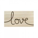 Cabecero madera natural
 'Love'