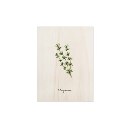 Cuadro de madera Thyme