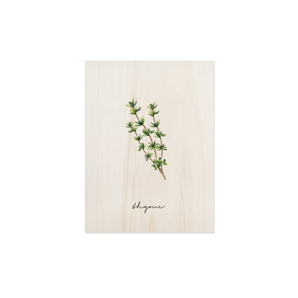 Cuadro de madera Thyme