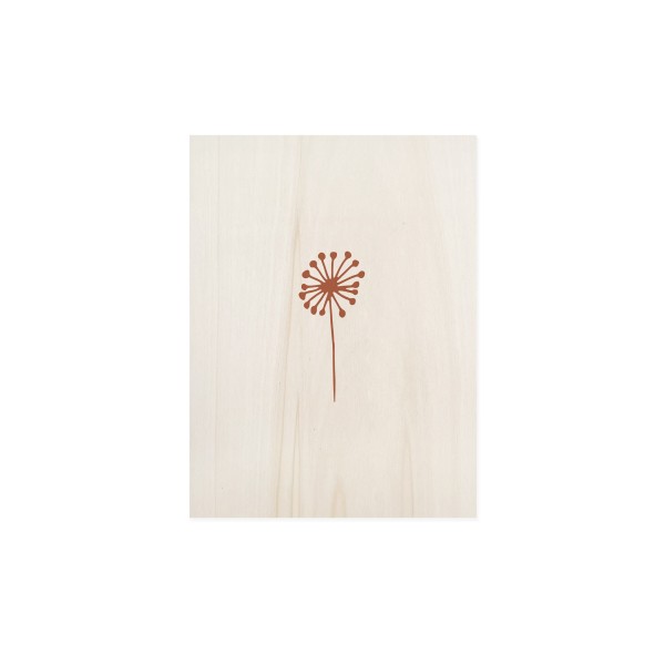 Cuadro de madera Dandelion