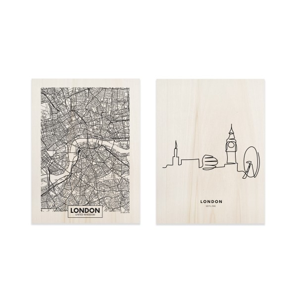 Pack de cuadros London