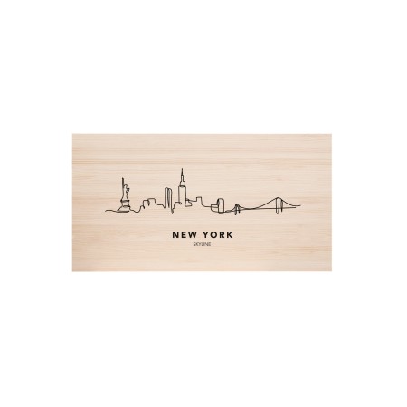 Cabecero natural New York Skyline