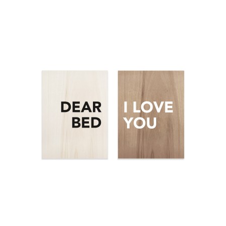 Pack de cuadros Dear Bed