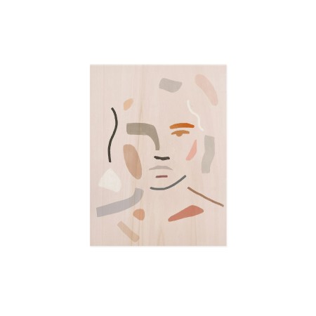Cuadro de madera Abstract Face