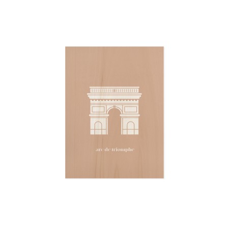 Cuadro de madera Arc Triomphe