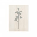 Cuadro de madera Blue Plant I