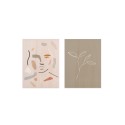 Pack de 2 cuadros Abstract Portrait