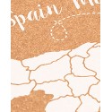 Corcho mapa de España blanco