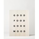 Cuadro de madera Good Food