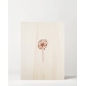 Cuadro de madera Dandelion