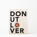 Cuadro de madera Donut Lover