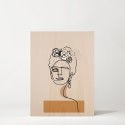 Cuadro de madera Frida's Portrait