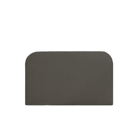 Cabecero tapizado desenfundable de pana gris oscuro de varias medidas