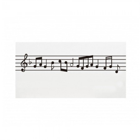 Cabecero blanco partitura musical