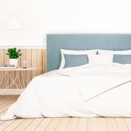 Pack tapizado liso azul| Venta de todo tipo de cabeceros tapizados